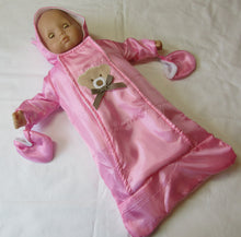 Load image into Gallery viewer, Bitty Baby Bear Bunting Snowsuit
