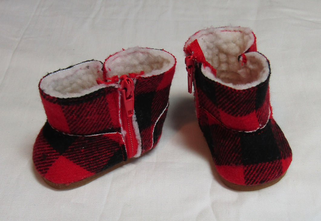 Red Buffalo Plaid Boots