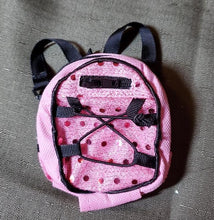 Load image into Gallery viewer, 14&quot; Wellie Wisher Doll Sequin Backpack: Pink

