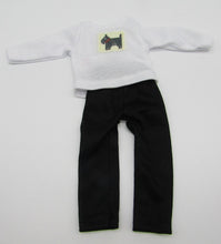 Load image into Gallery viewer, Wellie Wisher (14&quot; Doll) Embroidered Top and Leggings
