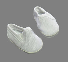 Load image into Gallery viewer, Wellie Wisher 14 inch Doll Canvas Shoes: White
