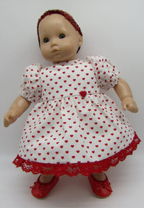 15" Bitty Baby Tiny Heart Dress