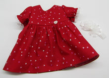 Load image into Gallery viewer, Bitty Baby Red Heart Dress
