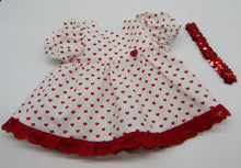 Load image into Gallery viewer, 15&quot; Bitty Baby Tiny Heart Dress
