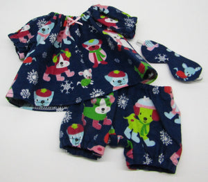 15" Bitty Baby Winter Puppy Pajamas
