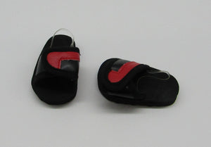 Slides w Red Swish: Black