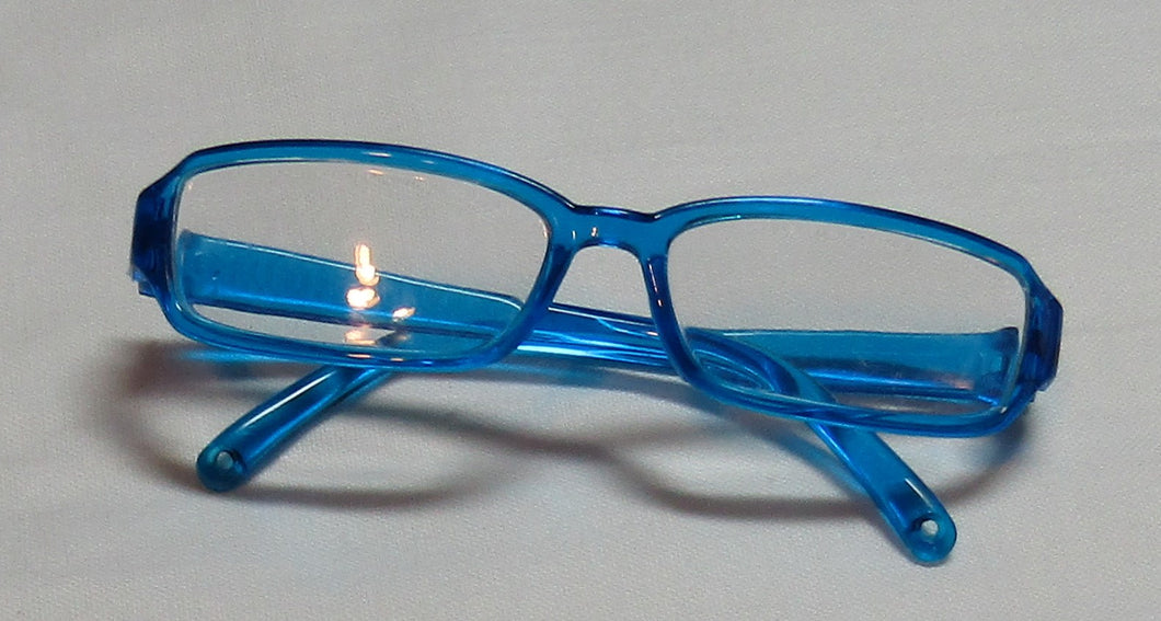 Royal Blue Rectangular Glasses