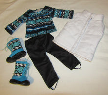 Load image into Gallery viewer, Winter Outfit with Sweater, Legging, Vest &amp; Boots
