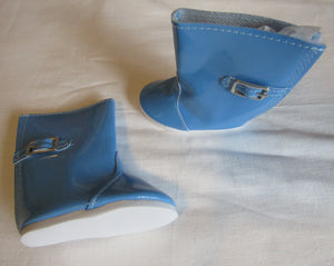 Bright Blue Rain Boots