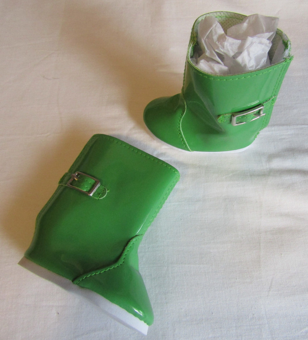 Bright Green Rain Boots