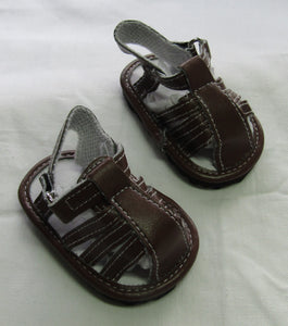 Brown Closed Toe Sandals