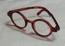 Load image into Gallery viewer, Tortoise Shell Circle Glasses
