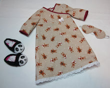 Load image into Gallery viewer, 18&quot; Doll Christmas Nightgown: Gingerbread

