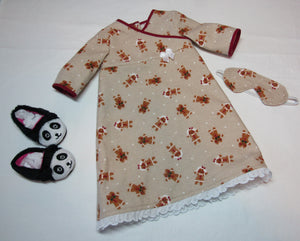 Crossover Gingerbread Christmas Nightgown