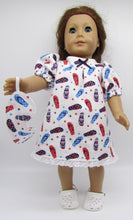 Load image into Gallery viewer, Patriotic Flip Flops Nightgown
