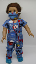 Load image into Gallery viewer, 18&quot; Doll Scrubs 5 Pc Outfit: Love a Nurse
