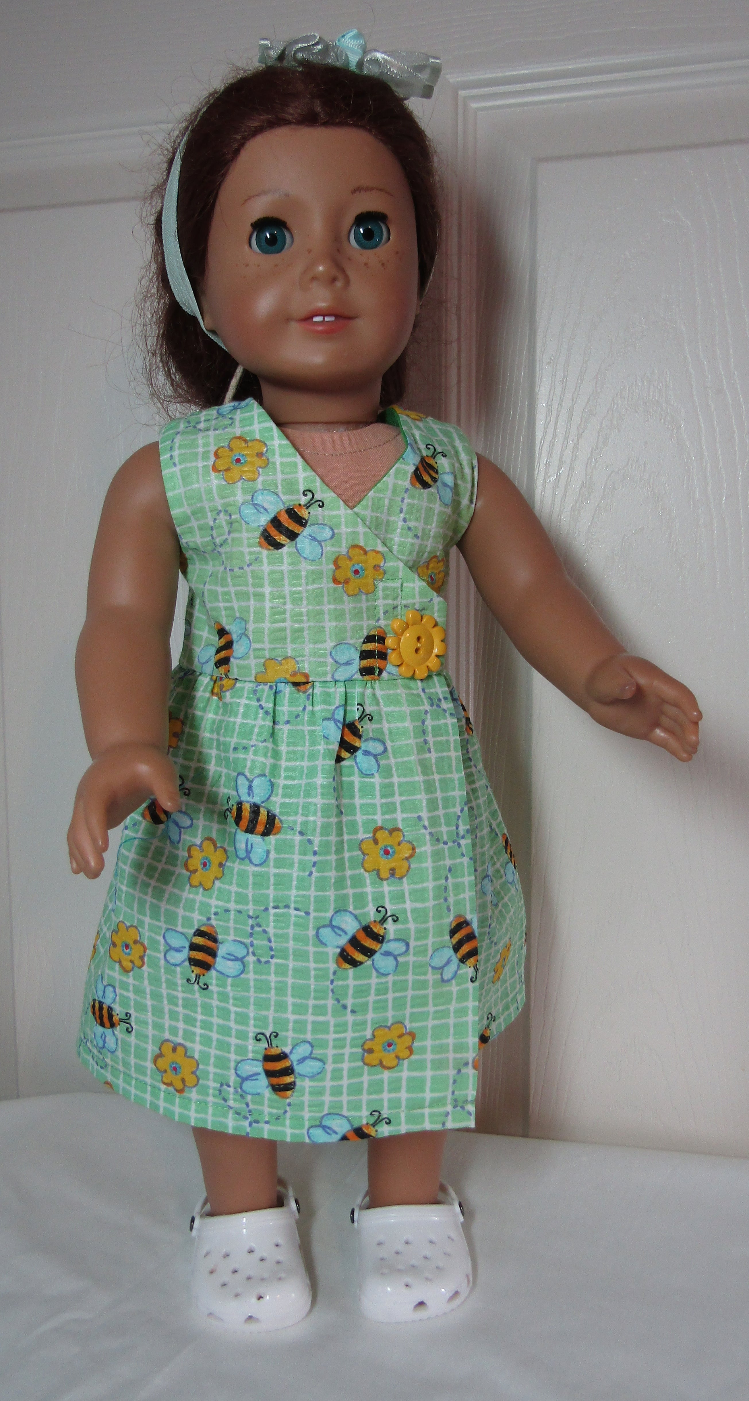 American girl cheap bee dress