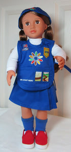 18" Doll Daisy Girl Scout 5 Pc Uniform