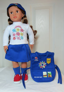 18" Doll Daisy Girl Scout 5 Pc Uniform