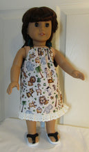 Load image into Gallery viewer, 18&quot; Doll Halter Dress: Jungle Animals

