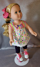 Load image into Gallery viewer, 18&quot; Doll Roller Skates: White &amp; Hot Pink
