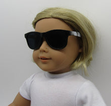 Load image into Gallery viewer, 18&quot; Doll Wayfarer Sunglasses: Black
