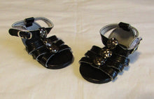 Load image into Gallery viewer, Gladiator Sandals: Black
