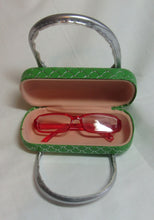 Load image into Gallery viewer, Bright Green Glasses Case/Purse
