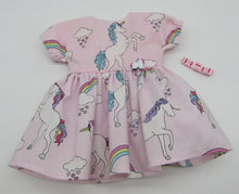 Load image into Gallery viewer, 18&quot; Doll Unicorn Dress: Pale Pink
