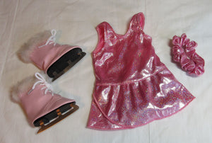 Ice-skating 3 Pc Outfit: Pink