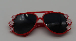 18" Doll Daisy Sunglasses: Red