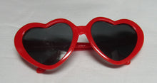 Load image into Gallery viewer, Heart-Shaped Sunglasses: Red
