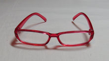 Load image into Gallery viewer, Red Rectangular Glasses
