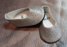Load image into Gallery viewer, Glittery Dress Shoes: Silver
