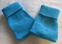Load image into Gallery viewer, Fold-over Socks 18 &amp; 15 inch Doll: Teal
