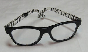 18" Doll Glasses: Zebra Striped