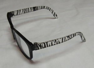 Zebra Striped Glasses