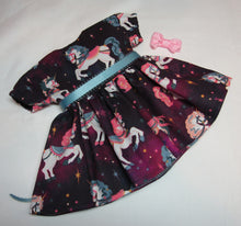 Load image into Gallery viewer, 18&quot; Doll Unicorn in Starry Sky Dress
