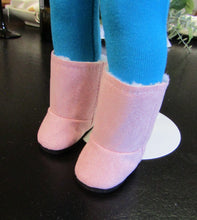 Load image into Gallery viewer, 14&quot; Wellie Wisher Doll Fur-Lined Boots: Pink
