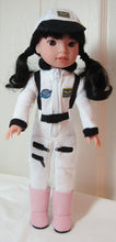Load image into Gallery viewer, 14&quot; Wellie Wisher Doll Astronaut 2 Pc Outfit: White
