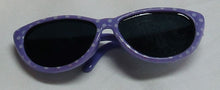 Load image into Gallery viewer, Wellie Wisher (14&quot; Doll)  Sunglasses: Purple &amp; White Dotted

