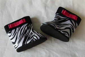 18" Doll Zebra Boots